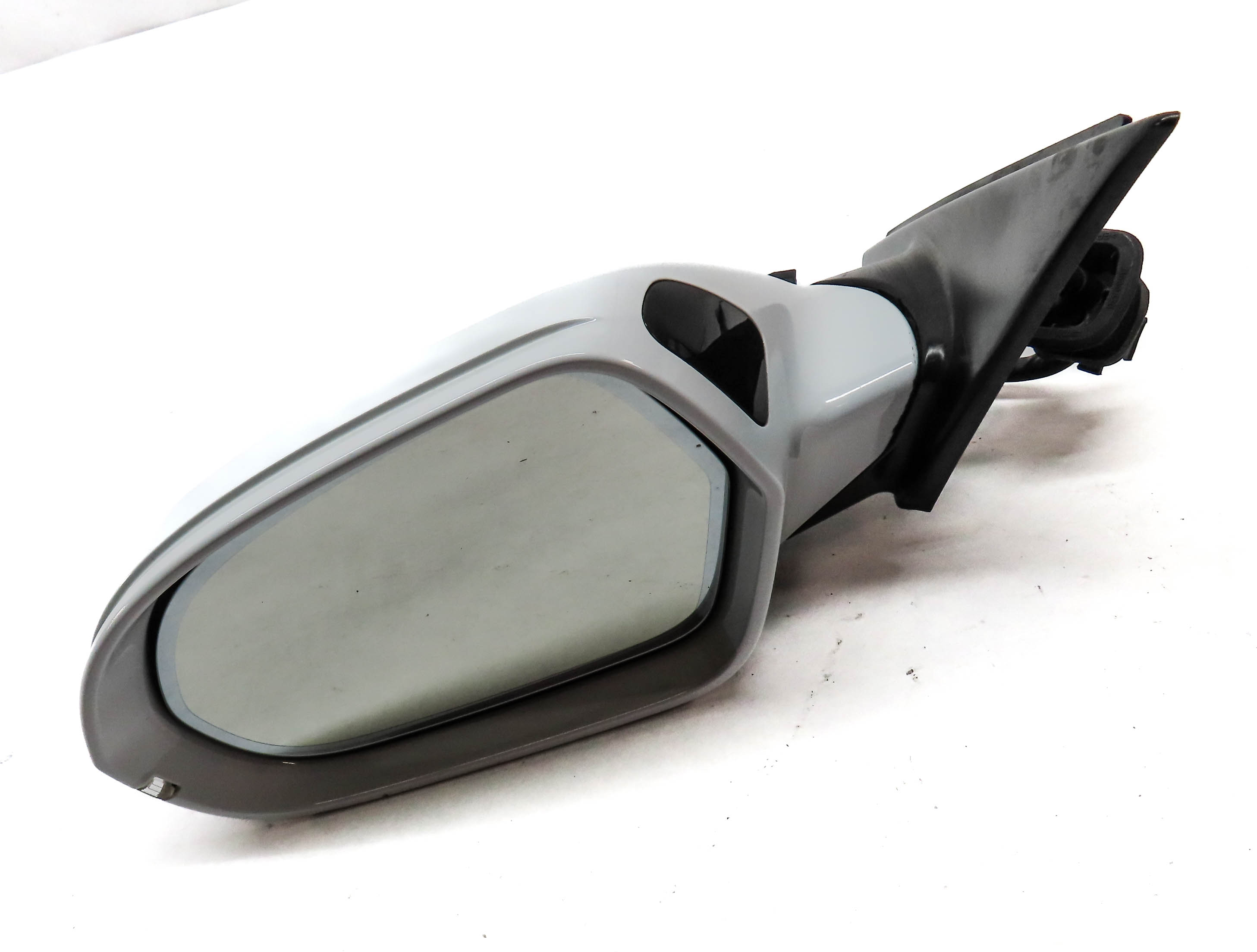 12-13 AUDI A6 (C7) LEFT P-FOLD HEAT MEMORY BLIND SPOT DOOR MIRROR (White) — exact item pictured